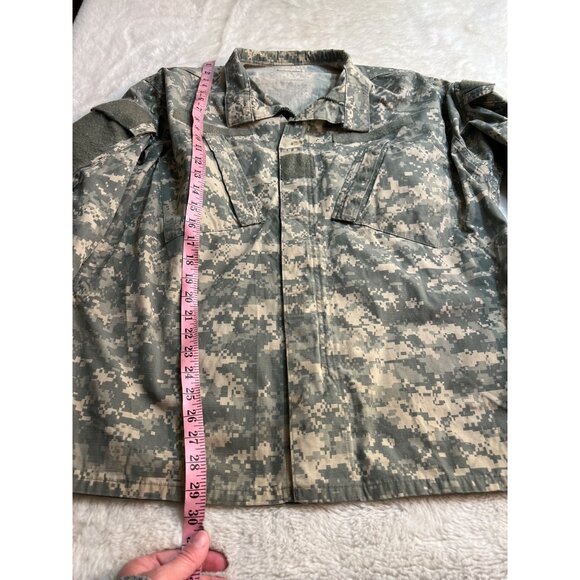 ACU US Army camouflage tactical jacket mens size large - Picture 5 of 5